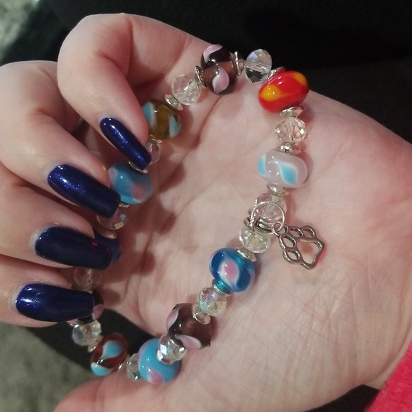 Hand Crafted Jewelry - Paw Print Bracelet